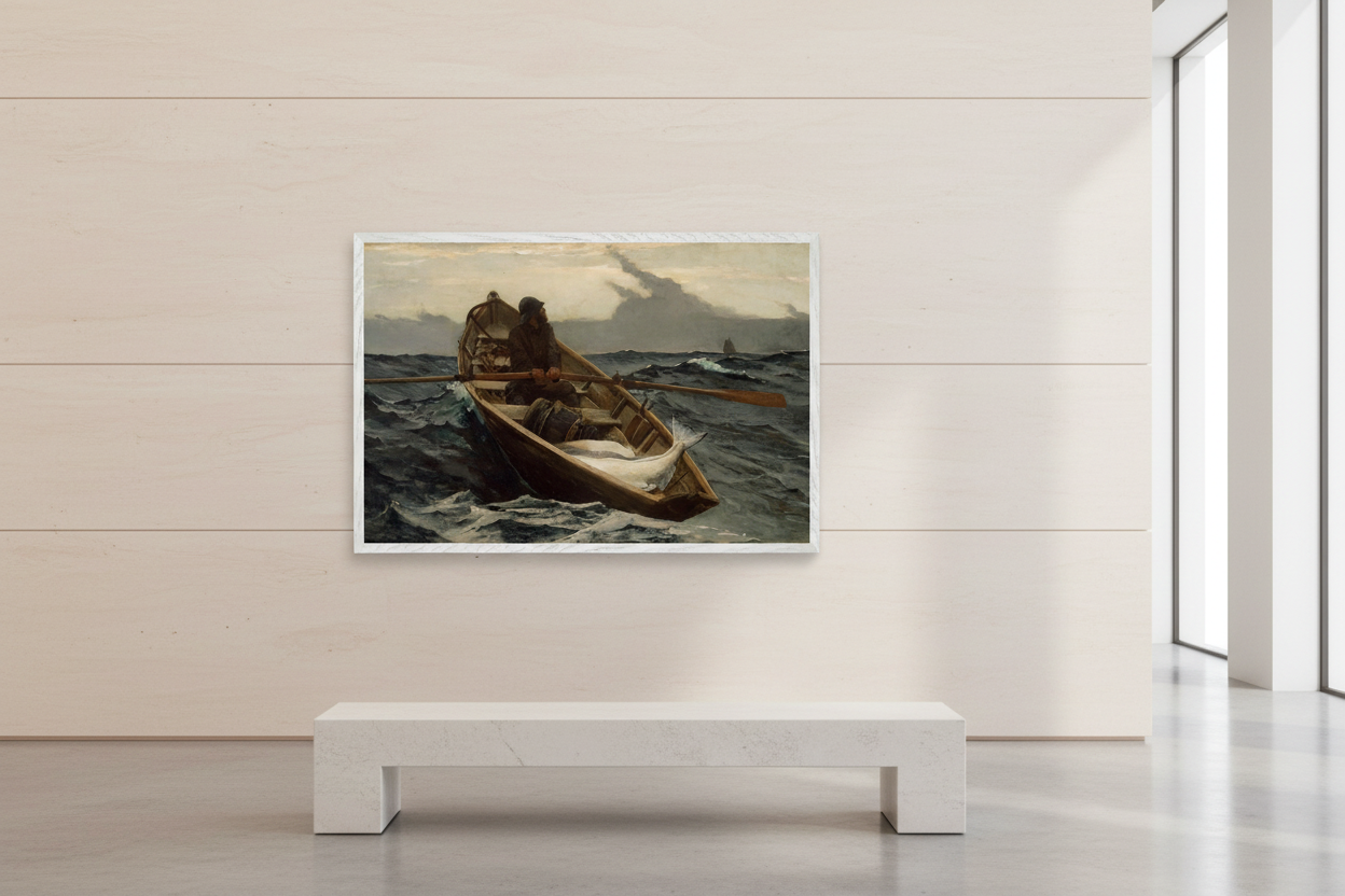 The Fog Warning (1885) by Winslow Homer – Collector’s Edition Print