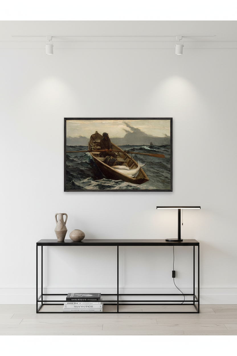 The Fog Warning (1885) by Winslow Homer – Collector’s Edition Print